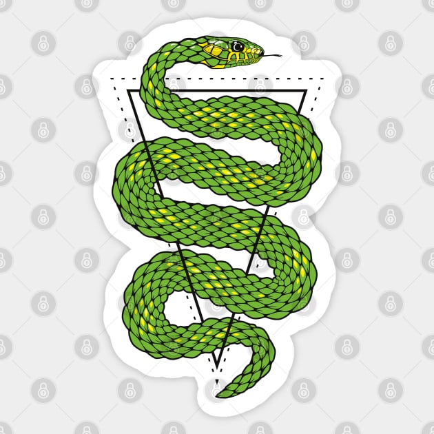 Viper snake Sticker by lents